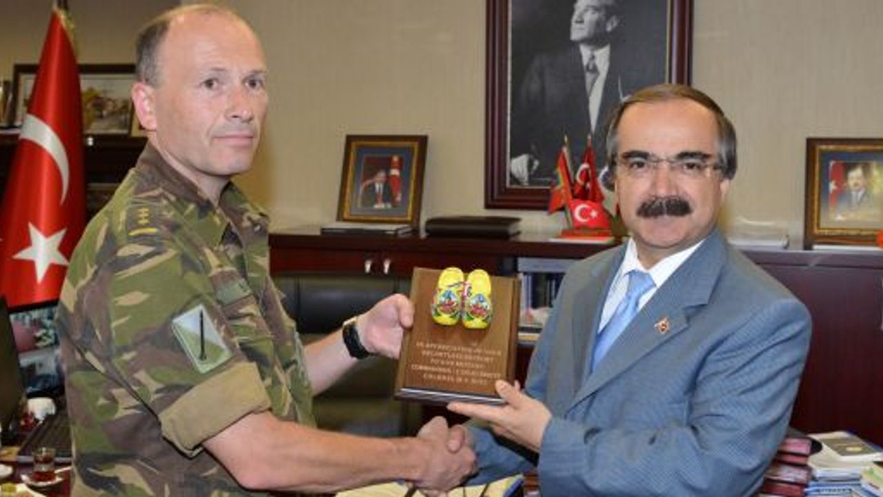  Patriot Komutanı Albay Marcel Buis'ten Vali Coş’a Ziyaret