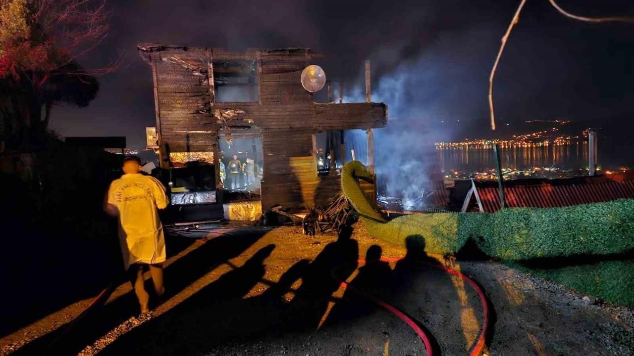 Bungalov Evde  Çıkan Yangında Hayatını Kaybetti