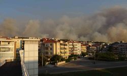 Çanakkale’de Orman Yangınına Müdahale Sürüyor