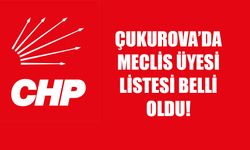 CHP Çukurova Meclis Üyesi Adayları Belli Oldu!
