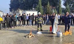 Hatay’da Öğrencilere Yangın Eğitimi