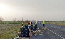 Konya’da Kamyonet Devrildi: 2 Yaralı