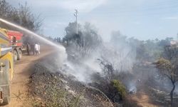 Fırtınadan Dolayı Uçan Naylon Yangına Sebep Oldu