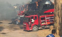 Osmaniye’de Saman Balyası Yangını Söndürüldü