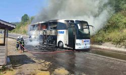 Metro Turizm’in Otobüsü Alev Alev Yandı