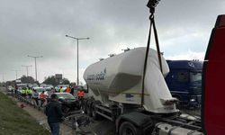 TEM’de Karşı Şeride Geçen Tanker Ortalığı Karıştırdı