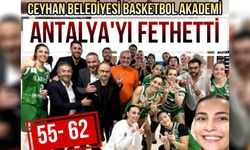 Ceyhan Belediye Basketbol Akademi Şampiyonluğa Yürüyor