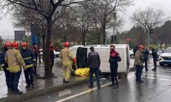 Ticari Araç ile Polis Otosu Çarpıştı: 1 Kişi Yaralandı