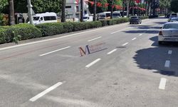 Adana Atatürk Caddesi’nde Yol Çizgileri Yenilendi