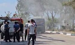 Çukurova Üniversitesi’nde Otobüs Yangını Paniğe Neden Oldu