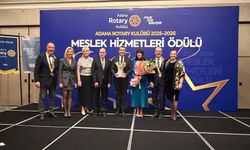 Adana Rotary’den Karayel’e Meslekte Üstün Hizmet Ödülü
