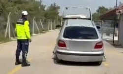 Trafikte Makas Atan Sürücüye Ağır Ceza: Araç Trafikten Men Edildi