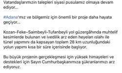 Ömer Çelik Duyurdu: Bölgenin Kaderini Değiştirecek Yol Çalışması Başlıyor