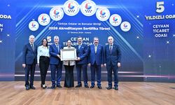 Ceyhan Ticaret Odası'na Bir Kez Daha 5 Yıldız! Başarı Tescillendi