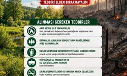 Tarım Müdürlüğü Alarm Verdi: Orman Yangını Riski Zirvede!
