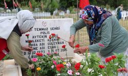 15 Temmuz Şehidinin Kabri Başında Anlamlı Tören!