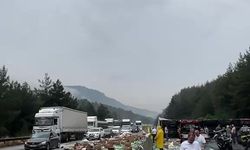 Adana-Pozantı Otoyolunda Tır Devrildi! Ulaşım Durma Noktasına Geldi