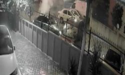 İki Araçla Geldiler, Havai Fişekleri Ateşleyip Kaçtılar!