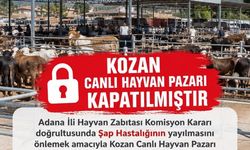Kozan Canlı Hayvan Pazarı Kapatıldı!