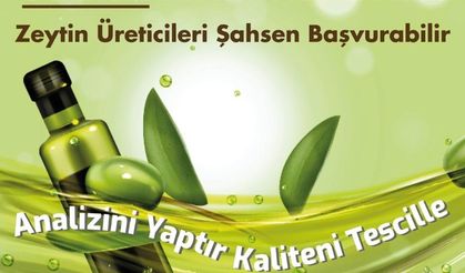 Ücretsiz Zeytinyağı Analizi Başvuruları Başladı