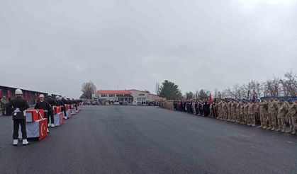 Şehitler Törenle Memleketlerine Uğurlandı