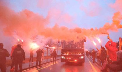 Galatasaray Kafilesine Sivas’ta Coşkulu Karşılama