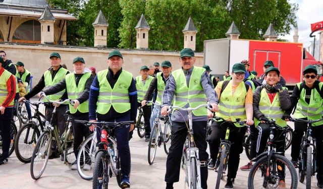 Karaman’da 11. Yeşilay Bisiklet Turu Düzenlendi
