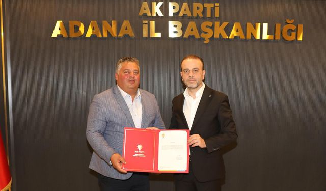 AK Parti Tufanbeyli İlçe Başkanlığına Atama Yapıldı!