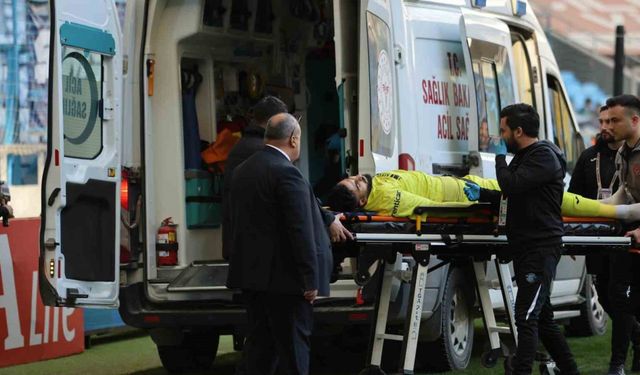 Ensesine Darbe Alan Kaleci Vedat Hastaneye Kaldırıldı
