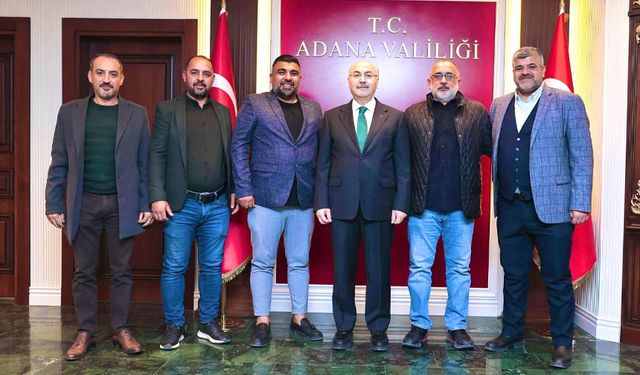 Yüreğirgücü Takımından Vali Köşger’e Ziyaret