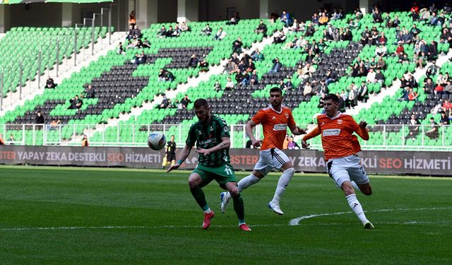 Adanaspor Sakarya’dan Eli Boş Döndü