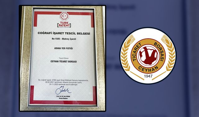 Ceyhan Fıstığına Coğrafi Tescil