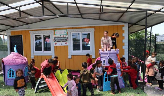 Tarım İşçilerinin Çocuklarına ’Okul Öncesi Sınıf’ Açıldı