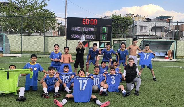 Yüreğirgücü U-13 Takımı Fark Yaratmaya Devam Ediyor