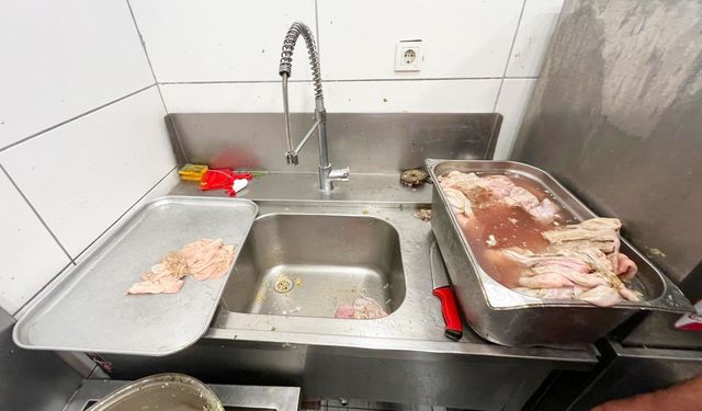 Bozulmuş Gıda Ürünleri Kullanıldığı Belirlenen Restoran Mühürlendi