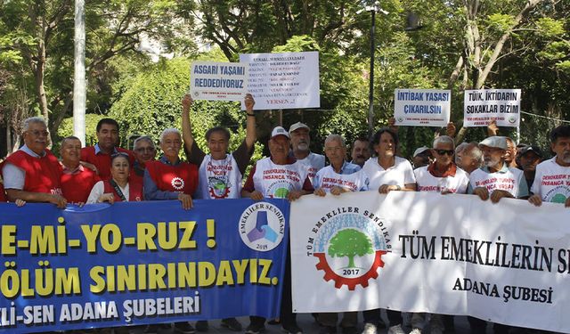 Adana Emeklileri İsyanda: "Maaşlarımız Açlık Sınırının Çok Altında!"