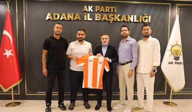 Adanaspor Tribünlerinden AK Parti İl Başkanı Tamer Dağlı’ya Ziyaret ve Teşekkür