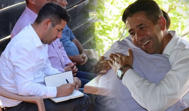 Başkan Cömert Özen Köy Köy Geziyor, Sorunları Tek Tek Not Ediyor