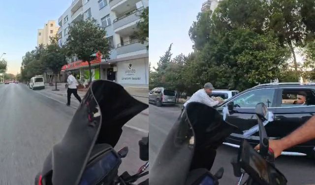 Adana’da Şaşırtan Görüntü: Gelin Arabasından Bahşiş İçin Kaputa Atladı!