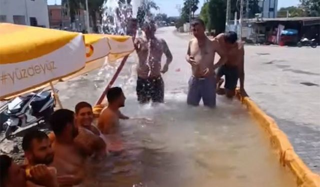 Adana’da Sıcaklara Son Çare: Mahalle Halkı Bu Yönteme Akın Etti!