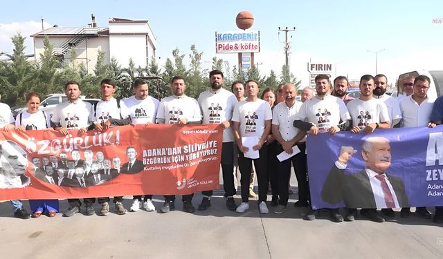 Adana’dan Yola Çıkan CHP’li Gençler Silivri Yolunda Kararlılıkla Yürüyor