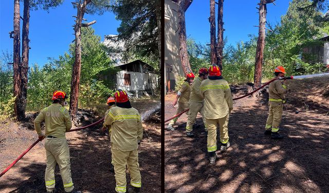 Pozantı’da Korkutan Yangın! Alevler Ormanı Sarmadan Kontrol Altında
