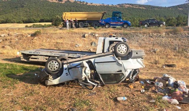 Şarampole Devrilen Araçta Feci Son: Hayatını Kaybetti, Eşi Tedavi Altında