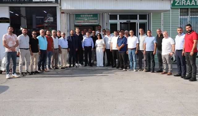 Ceyhan’da Sıcak Karşılama: Tamer Dağlı Esnaf ve Muhtarlarla Buluştu