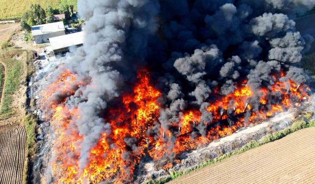 Adana Güne Yangınla Uyandı: Yükselen Duman Kentin Her Yerinden Görüldü