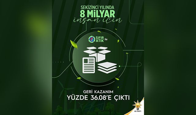 AK Parti Adana’dan Sıfır Atık Hareketi Açıklaması