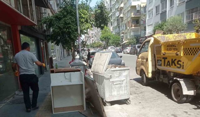 Çöp Taksiler Görev Başında: Mobilya Atıkları Hafta Sonu da Temizleniyor!