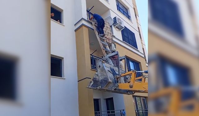 Adana’da Bebek Kurtarma Operasyonu: İş Makinesi Devreye Girdi