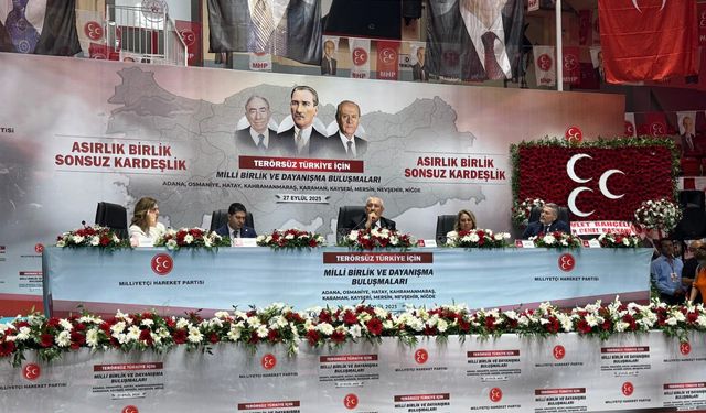 MHP’den Adana’da Güçlü Çıkış: “Terörsüz Türkiye Devlet Politikasıdır”