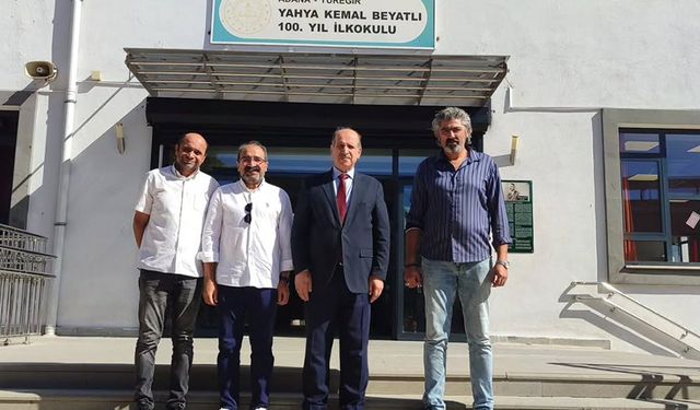 Müdür Aydın’dan Yahya Kemal Beyatlı 100. Yıl İlkokulu’na Ziyaret